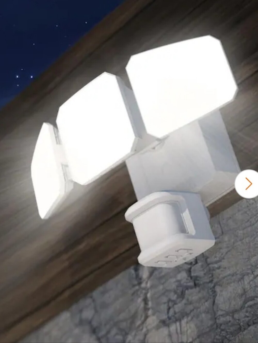 Koda 3600 Lumens Motion Activated LED Security Floodlight - White